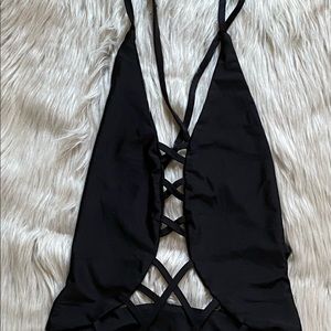 Black swimsuit